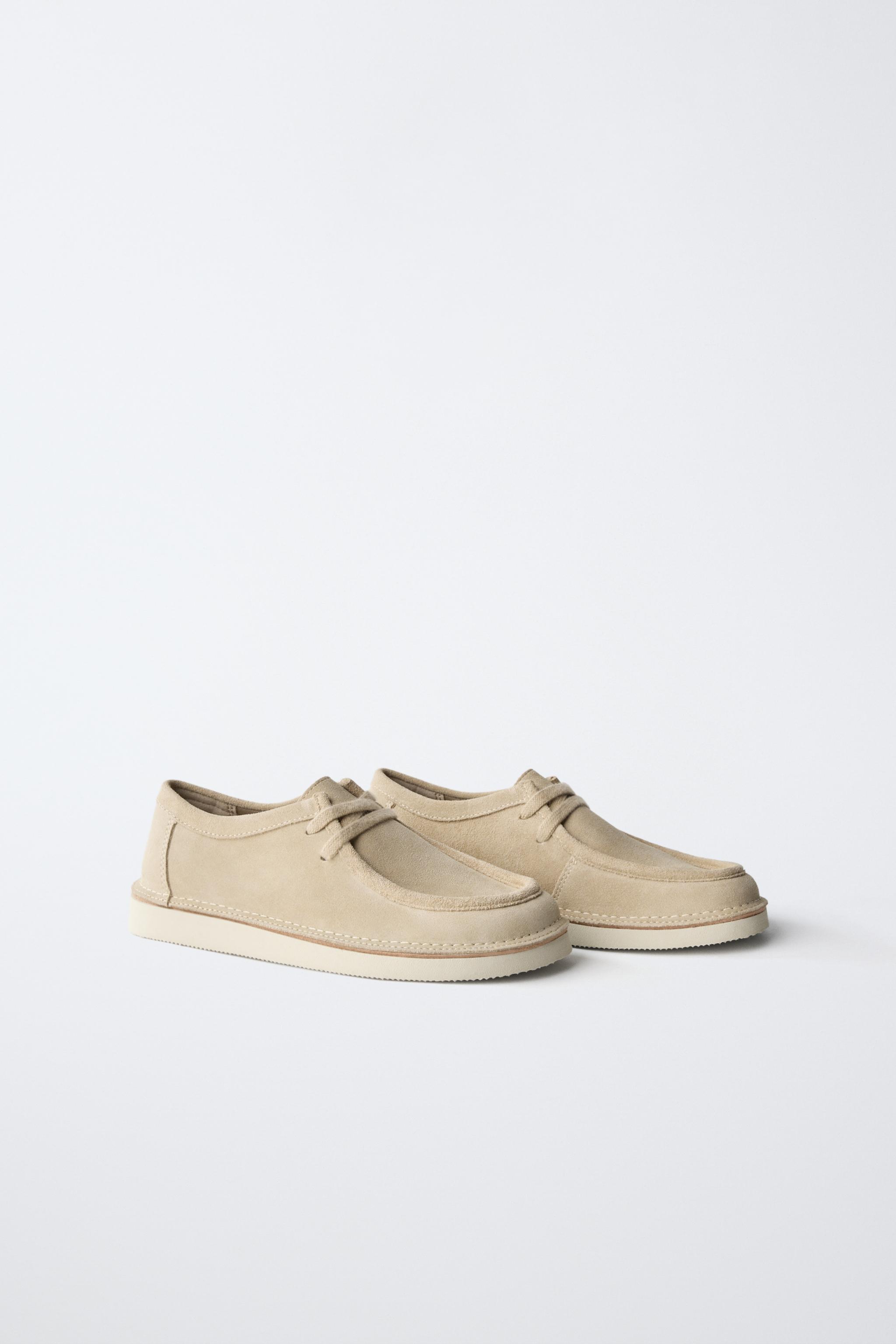 LACE-UP LEATHER SHOES